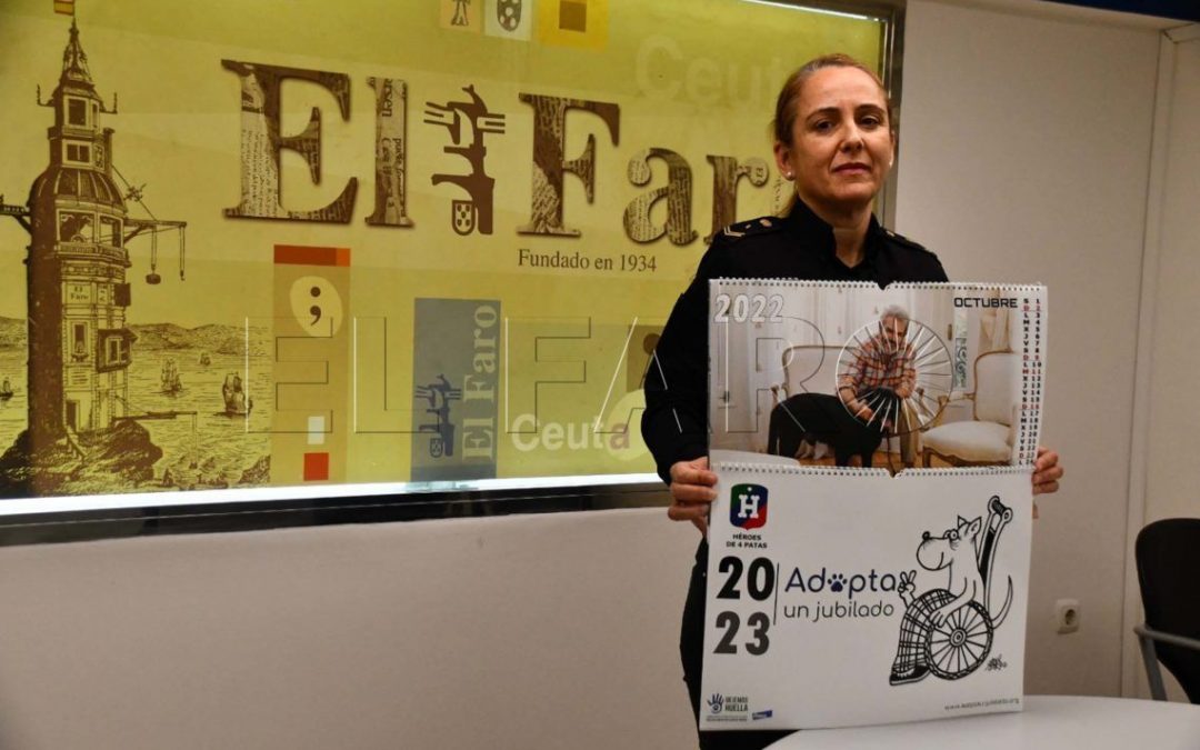 Un calendario para ayudar a adoptar perros policías jubilados