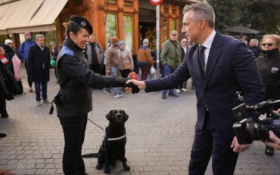 Héroes de 4 patas reconoce a la Comunidad de Madrid por sus unidades caninas tras la DANA en Valencia